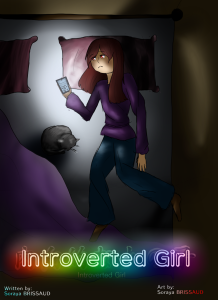 Introverted girl, the manga english cover